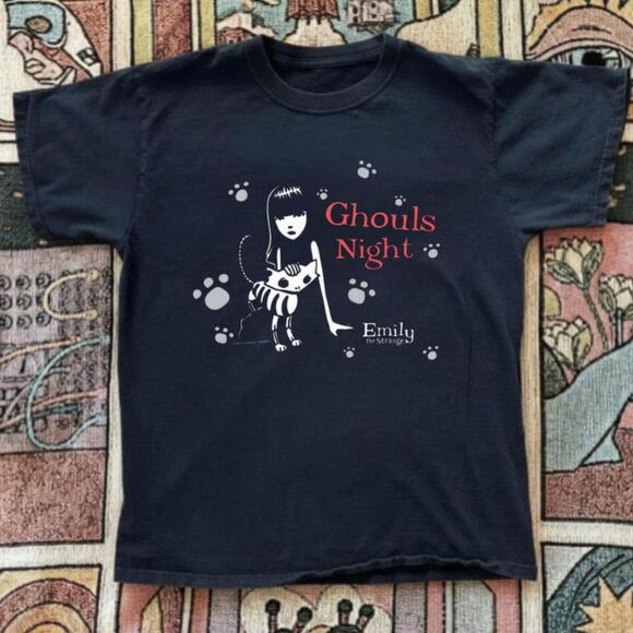 Other - Gildan Black T-Shirt, Emily The Strange Tee Gildan